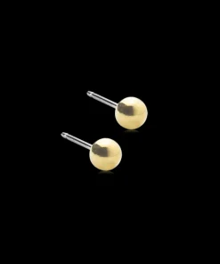 Ball Øreringe 4 mm