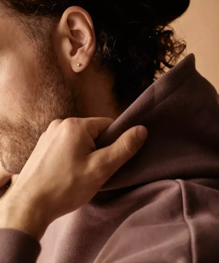 Ball Øreringe 4 mm