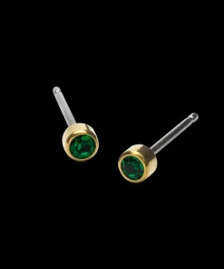 Bezel Øreringe 3 mm