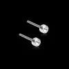 Bezel Øreringe 3 mm