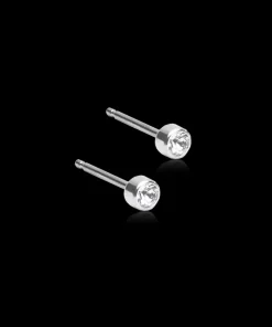Bezel Øreringe 3 mm