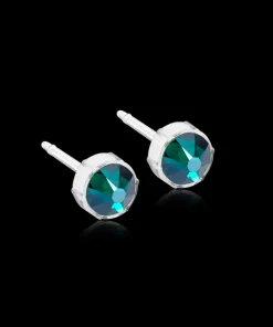 Bezel Øreringe 6 mm