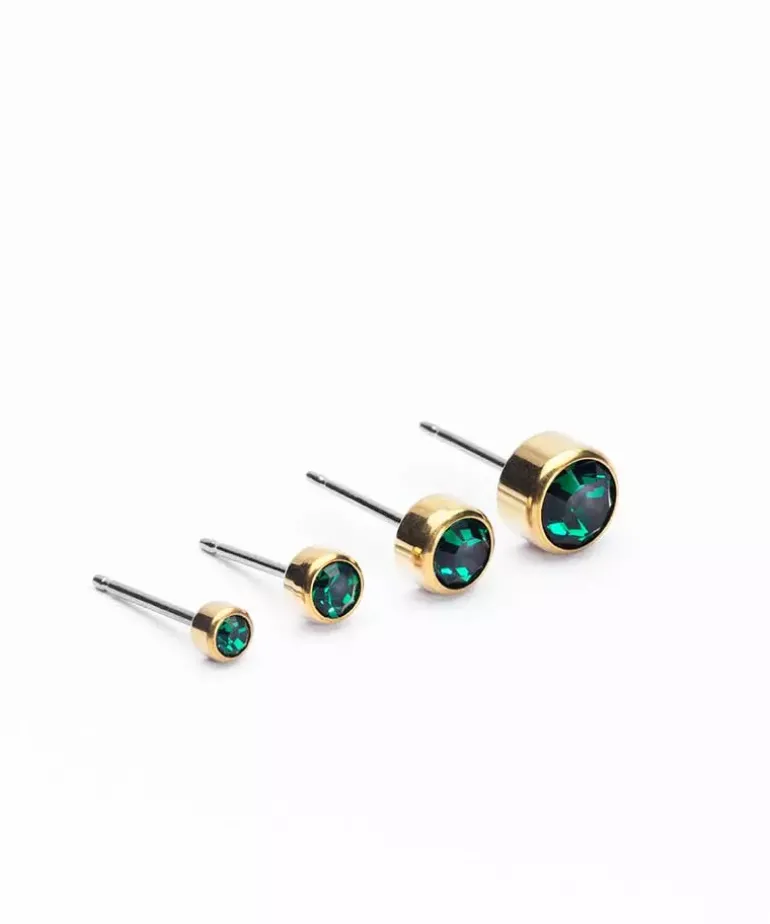 Bezel Øreringe 5 mm