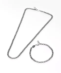 Box Chain Halskæde 48-52 cm