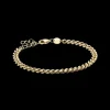 Curb Link Armbånd 15,5-19 cm