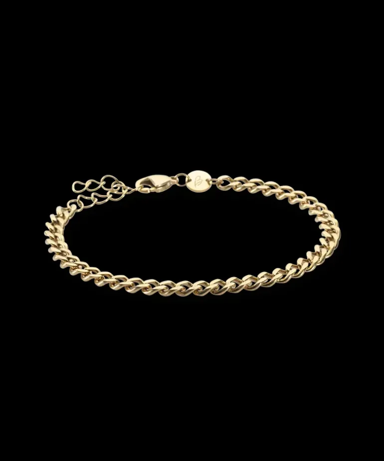 Curb Link Armbånd 15,5-19 cm