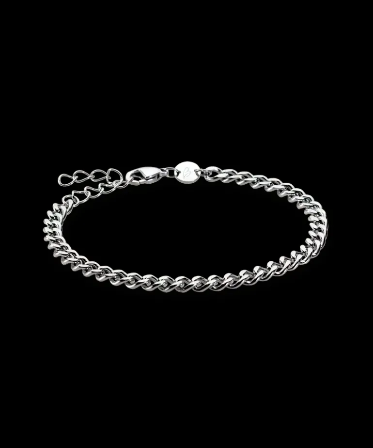 Curb Link Armbånd 15,5-19 cm