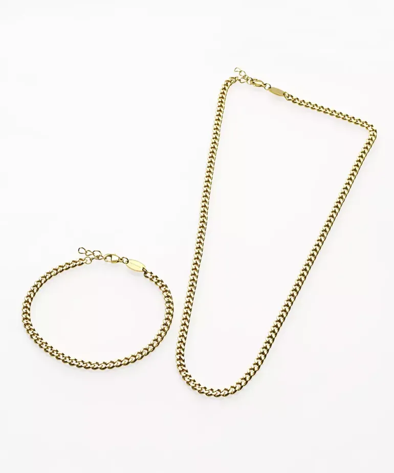 Curb Link Armbånd 18-22 cm