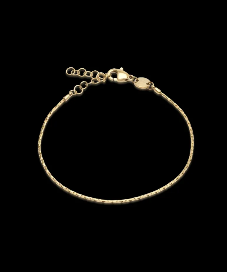 Flat chain Armbånd 15,5-19 cm