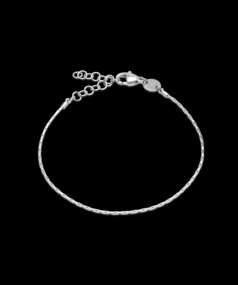 Flat chain Armbånd 15,5-19 cm