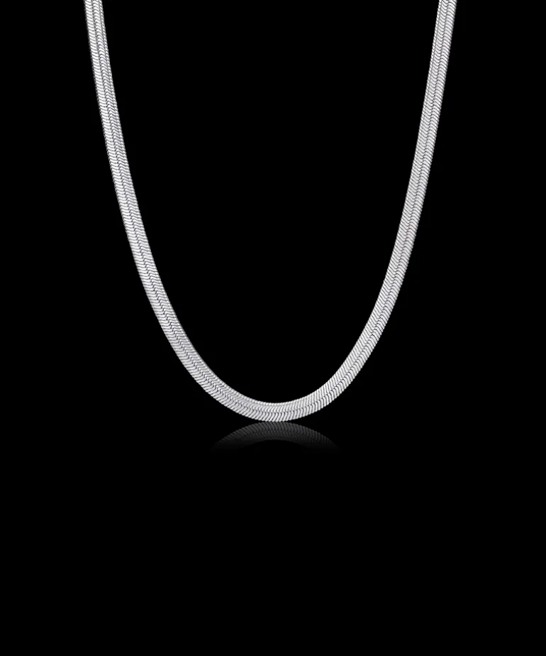 Medium Plain Halskæde 40-46 cm