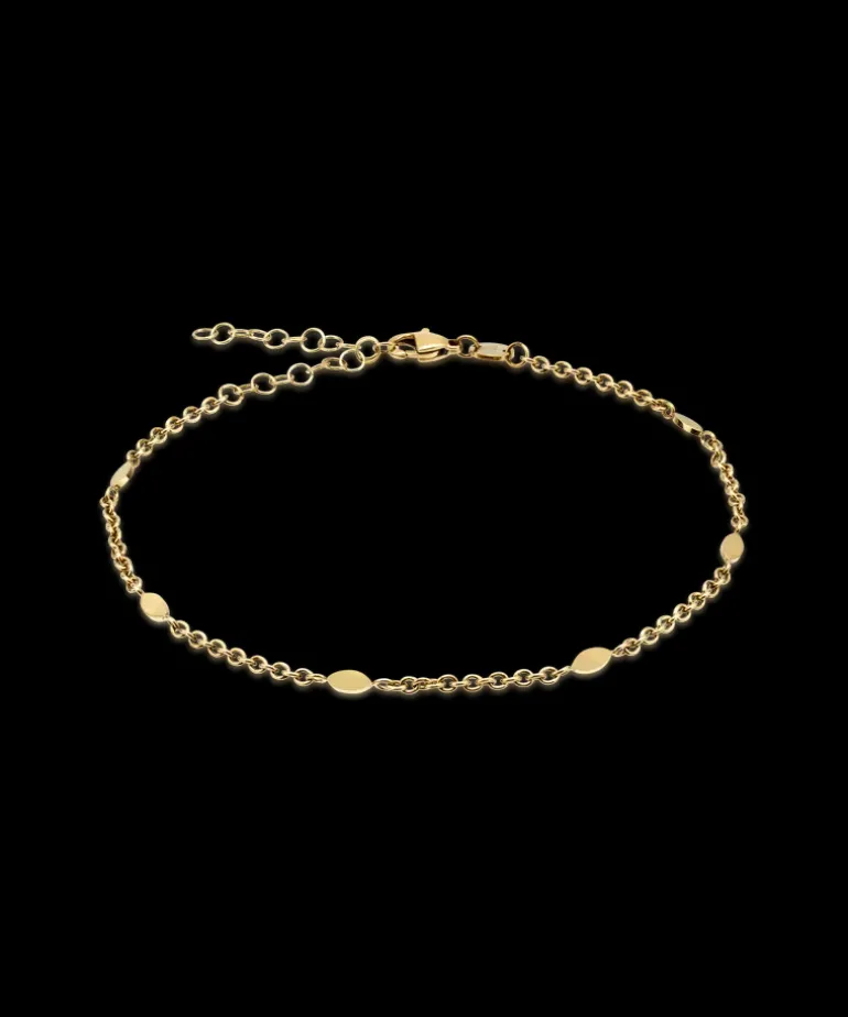 Oval Ankelkæde 22-27 cm