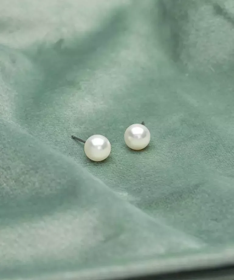 Pearl Øreringe 8 mm