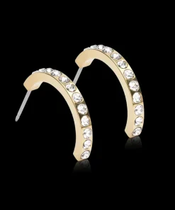 Pendant Brilliance Curved Øreringe 20 mm