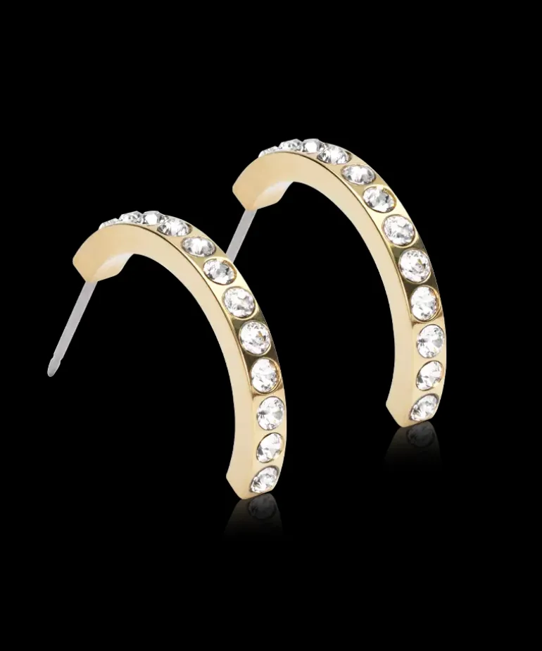 Pendant Brilliance Curved Øreringe 20 mm