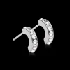Pendant Brilliance Curved Øreringe 10 mm