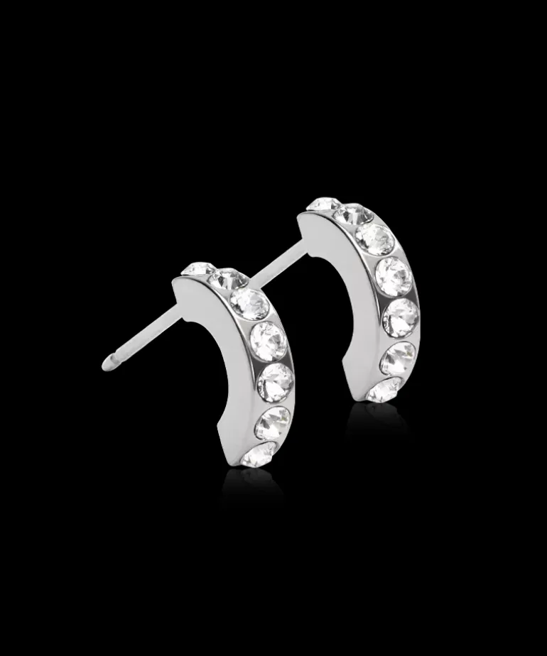 Pendant Brilliance Curved Øreringe 10 mm