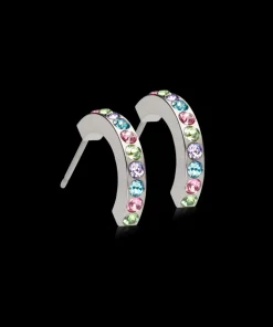 Pendant Brilliance Curved Øreringe 15 mm