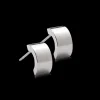 Pendant Plain Grand Curved Øreringe 10 mm