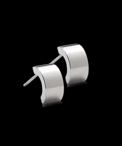 Pendant Plain Grand Curved Øreringe 10 mm
