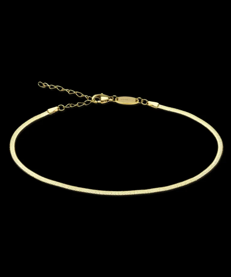 Plain Ankelkæde 22-27 cm