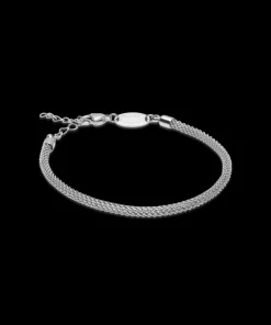 Round Mesh Armbånd 15,5-19 cm